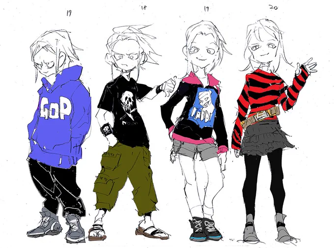 描き分け色々 
