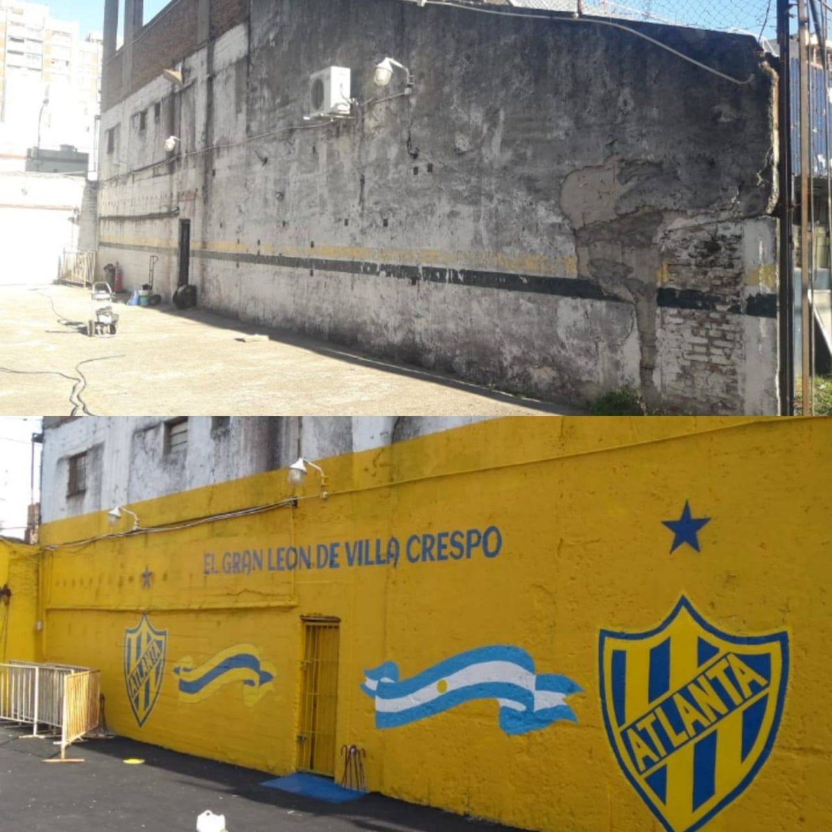 bohedeltablon's tweet photo. #ATLANTAPOPULAR restauró el ingreso de la #PopularLocal
Además, realizaron tareas de pintura en el tunel y el bajo platea.
Su lema es "sólo por amor al club y al barrio", si queres podes ayudarlos. Contactalos vía #Facebook o #Instagram
#GraciasAtlantaPopular 🇺🇦
Felicitaciones 👏 https://t.co/GJQWhKXImD