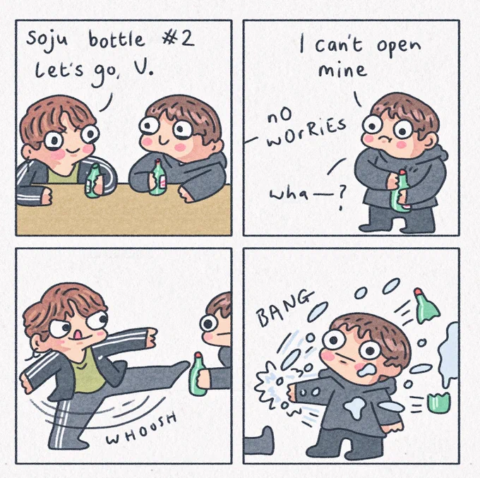 @BTS_twt (run bts ep 85) ...and that was the last time Jimin and V were allowed to go drinking together xd 