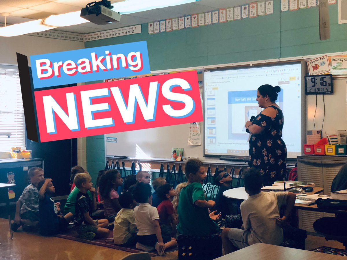 RBodoin's tweet photo. There are some Jaguars 🐆 who are very excited to receive their Chromebook in Ms. Neyer’s classroom! @officialSPS #IGNiTEsps #DeploymentDay #pilotclassroom https://t.co/19WCO2eWOP
