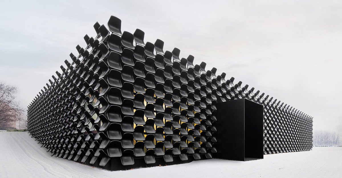 Architizer's tweet photo. Gallery of Furniture - showroom of MY DVA // CHYBIK+KRISTOF ARCHITECTS &amp; URBAN DESIGNERS: https://t.co/drg4Pejheq #ProjectOfTheDay https://t.co/yqP2oW2q5v