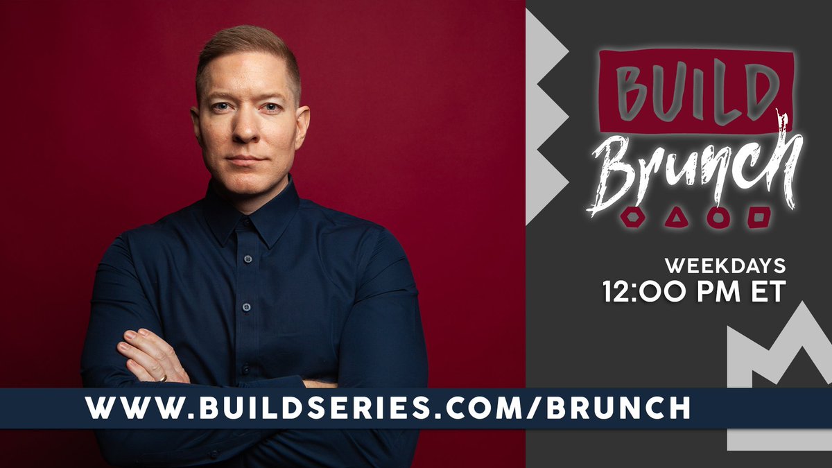 BUILDseriesNYC's tweet photo. Catch #BUILDBrunch at 12PM ET when #PowerTV's @JosephSikora4 joins the table! 💥 https://t.co/a5YY1CIqzD https://t.co/LBYn4xcc3C