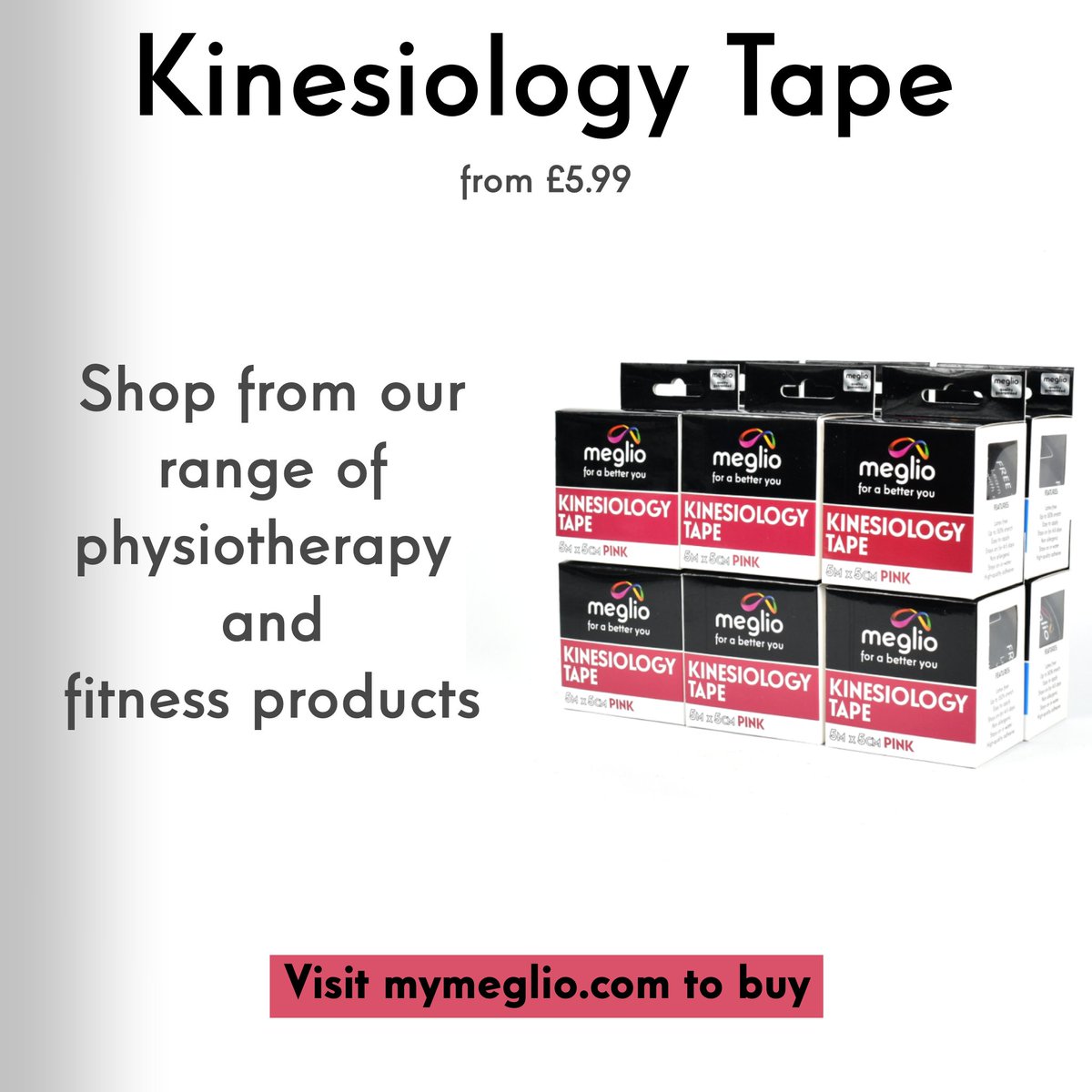 Latex free and water resistant-our tape is perfect for all sporting activities⚽🏉🚴
Click the link in the bio to purchase.
#forabetteryou #teammeglio #meglio #physio #rehabilitation #ktape #fitness #workout #gym