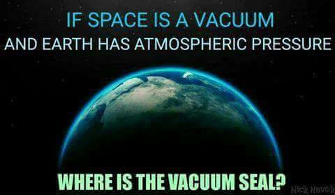 Image result for vacuum flat earth pressurised systems