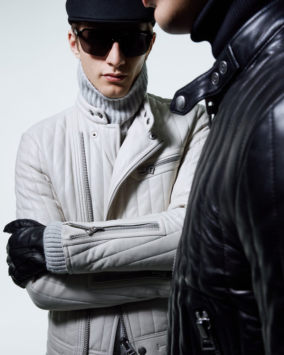 tom ford white leather jacket