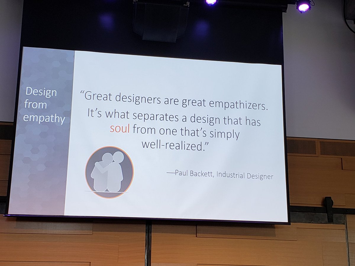 kregerck's tweet photo. Design from empathy. #CEForum https://t.co/QINVOU6z2v