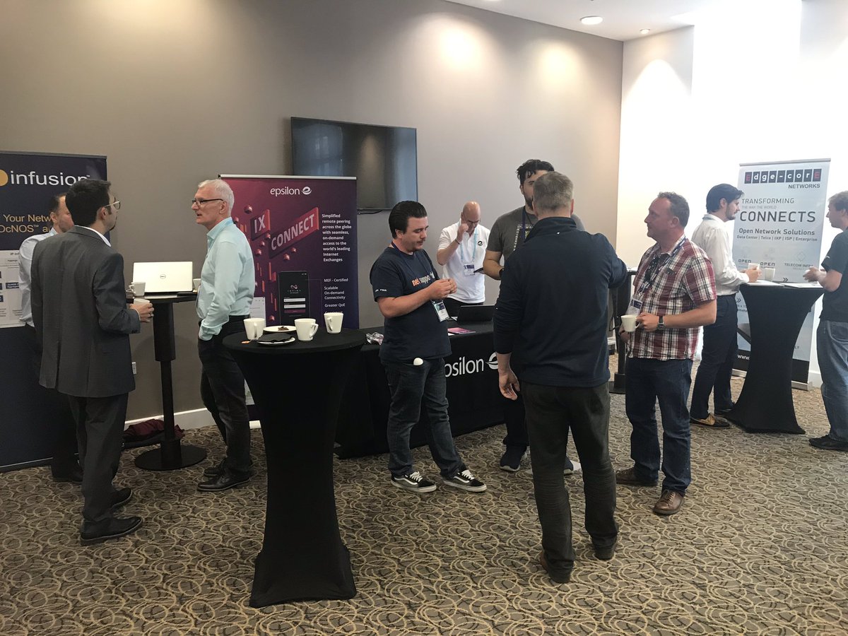 LINX_Network's tweet photo. #LINX106 has now ended. Thanks to everyone who joined us in #Cardiff including sponsors @ProLabs_Global @Epsilontel @EdgecoreNetwork and @IPInfusion - see you in #London on 11/12 November for our 25th birthday meeting https://t.co/0Q9BzhoJiU
