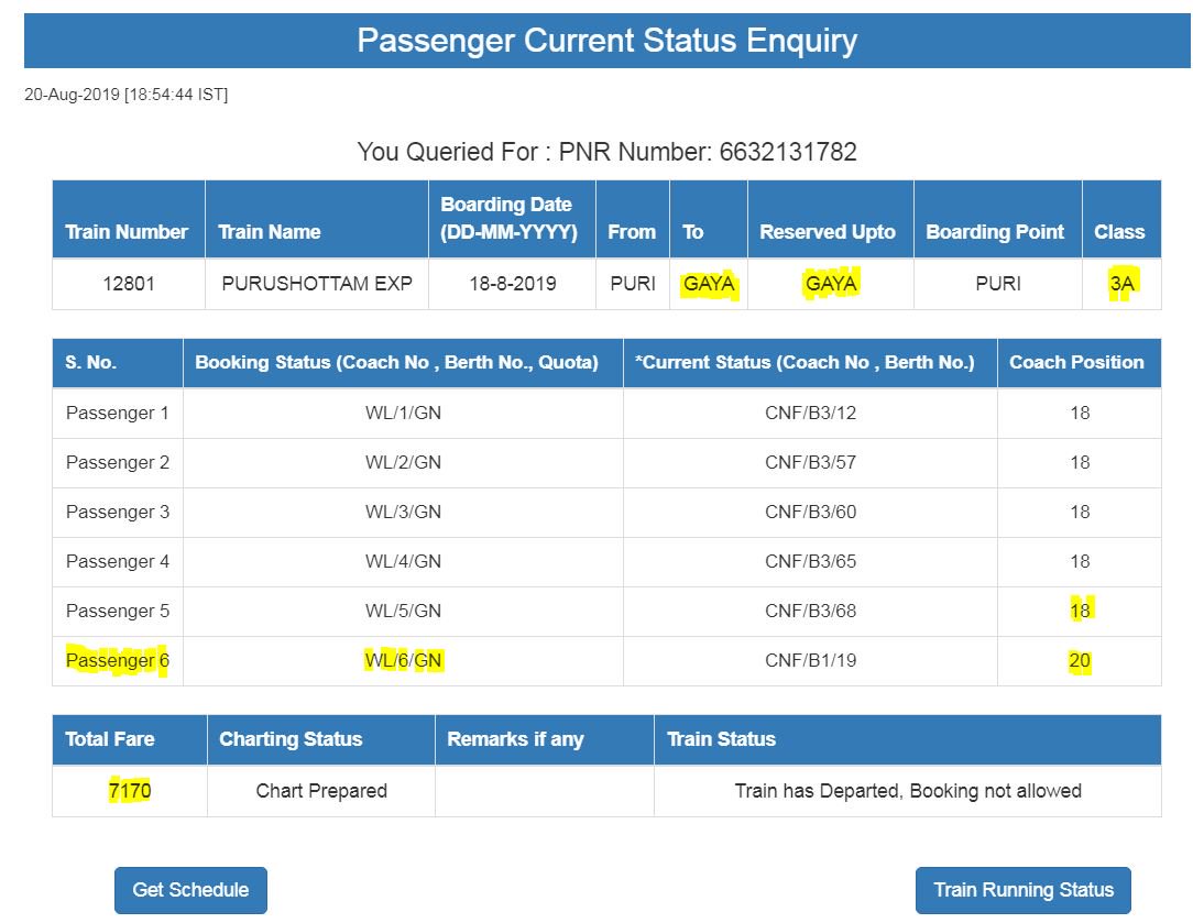 AshuBodhgaya's tweet photo. @dpradhanbjp @PiyushGoyal Need stoppage at GAYA (Bodhgaya) for 12819 & 12281 Bhubneswar-Delhi Duronto
Run New Trains Bengaluru- GAYA. #PitraPakash Mela in MokshaBhoomi #GayaDham
PNR 6632131782 Rs.7170 3AC. @drmkgp @DRMKhurdaroad @drmwat_ecor @DrmChennai @drmsbc @drmsecunderabad
@DrPremKrBihar @GM_ECRly https://t.co/hiRDzzh4Ge