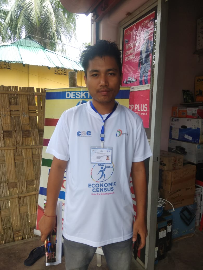 Economic Census project in Tripura. <a href="/Economic_Census/">Seventh Economic Census</a> <a href="/GoIStats/">Ministry of Statistics & Programme Implementation</a> <a href="/cc_mospi/">c chatterjee</a> <a href="/CSCTripura/">CSC Tripura</a> <a href="/atulmohan17/">Atul Mohan</a> <a href="/cc_mospi/">c chatterjee</a>
