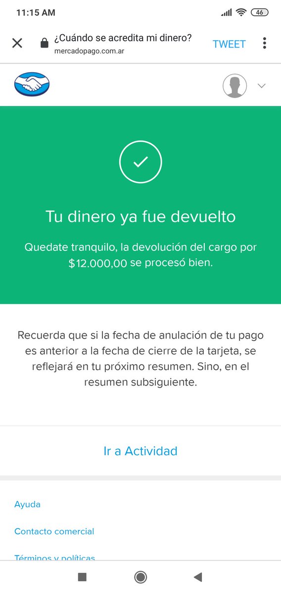 leandro28115853's tweet photo. @ML_Ayuda hace 33 días que me dijeron que se me iba a acreditar la plata en el próximo resumen siguen pasando los días y sigue sin aparecer cuanto más tengo que esperar https://t.co/lhhnJvZH3J