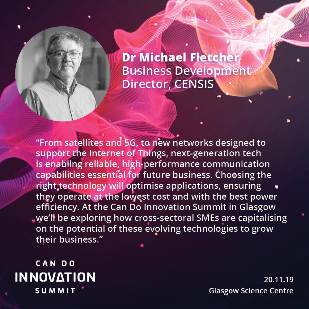 CANDOsummit's tweet photo. Join Dr Michael Fletcher of @CENSIS121 at the โConnectivityโ panel session to explore how cross-sectoral SMEs are harnessing the potential of new technologies for their companies. REGISTER NOW to join the discussion: https://t.co/ikbWjTJTXh
#CANDOSummit #Connectivity #technology https://t.co/jmOFK37To9