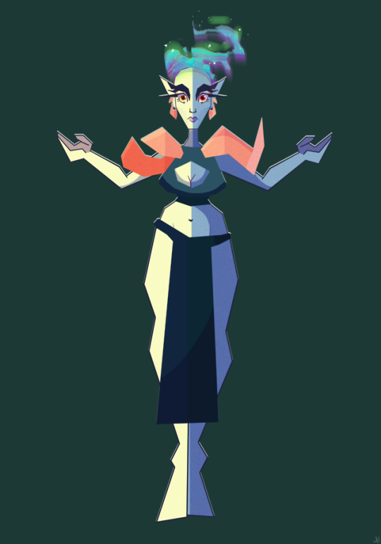 morrowindslayer's tweet photo. #Vivec #tes #Almsivi #Tribunal 
#theelderscrolls
#Morrowind
#Rule63
One of my favourite drawings. Female Vivec ;) https://t.co/vTykkUyLtx