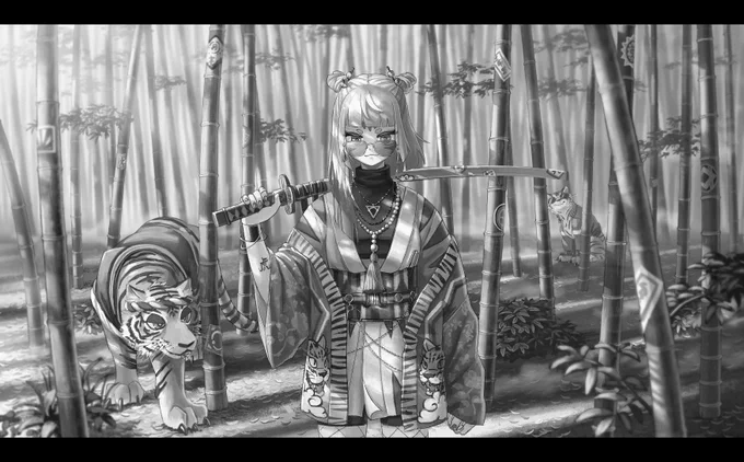#モノクロにするとカッコ良く見える魔法がかかる
せっかくだからやってみた 