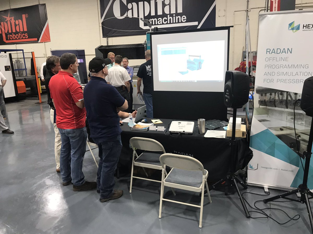 DougWood100's tweet photo. Day one @CMTechInc technology days off to a great start for @radansoftware &amp; @HexagonMI ! https://t.co/TbTAwTWHMY