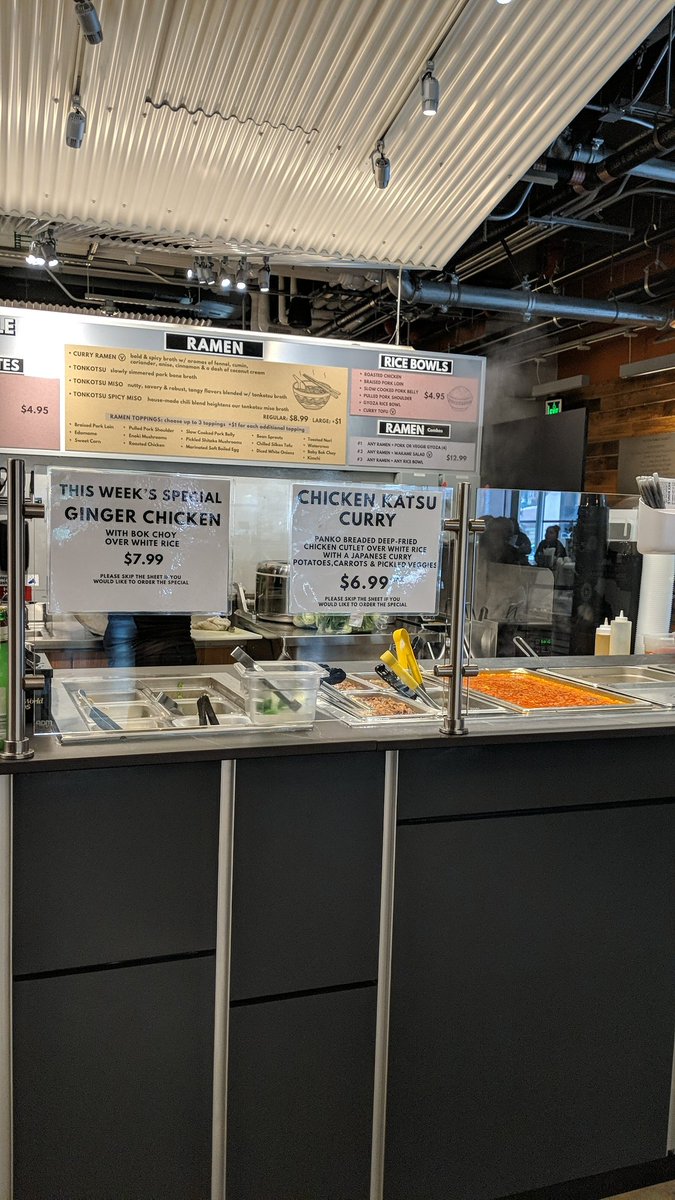 Ready to go, open until 4pm only today(sorry) Specials available while supplies last - GINGER CHICKEN and KATSU CURRY