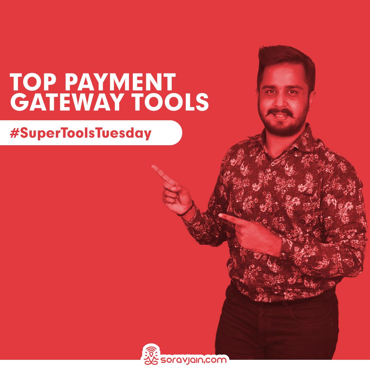 SoravJain's tweet photo. Choosing the right payment gateway for your website is extremely important as this is what brings in the finances! Here is a list of the best payment gateway tools for you to choose from. #SuperToolsTuesday (1/2) https://t.co/9UkTqIenxb