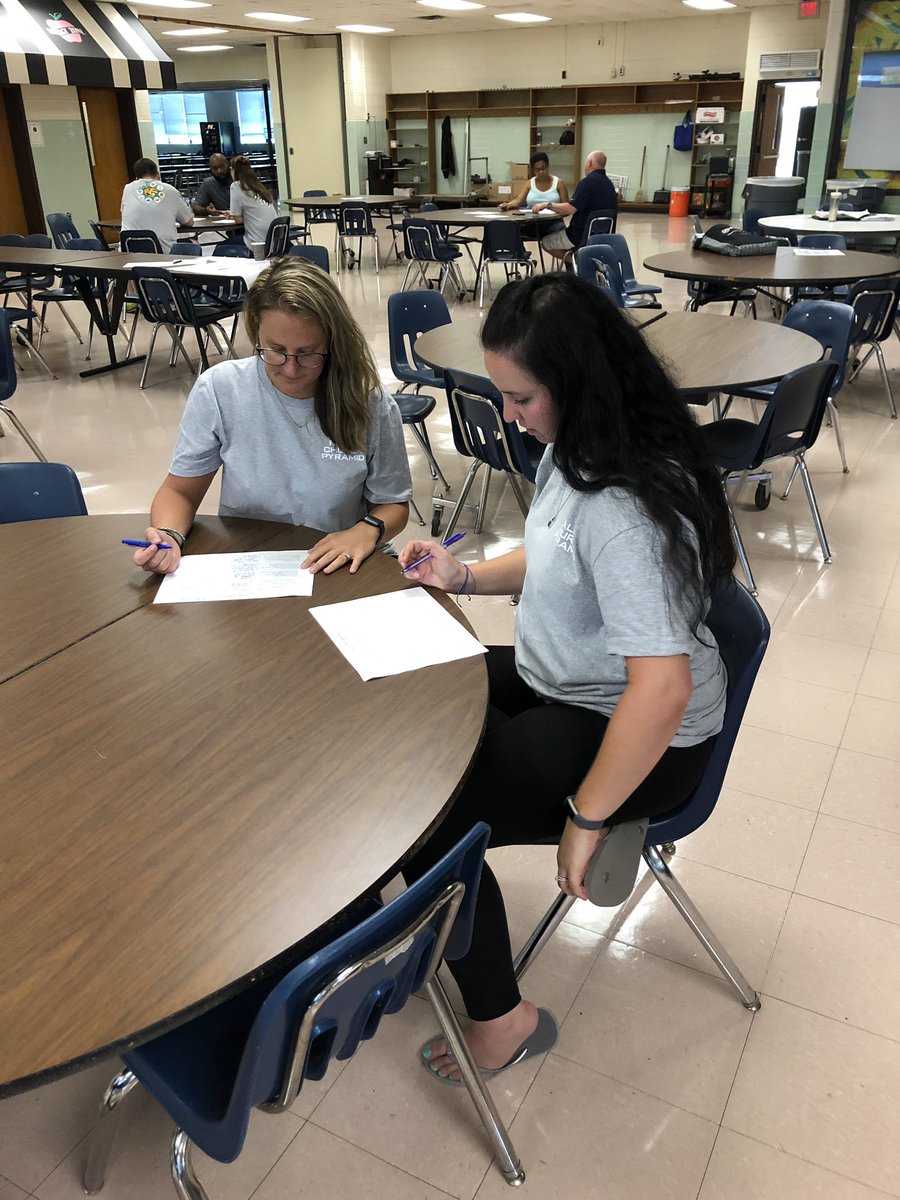 Co-Teachers are getting ready to ensure learning for ALL students in this morning’s professional development. The conversation and work is AMAZING!!