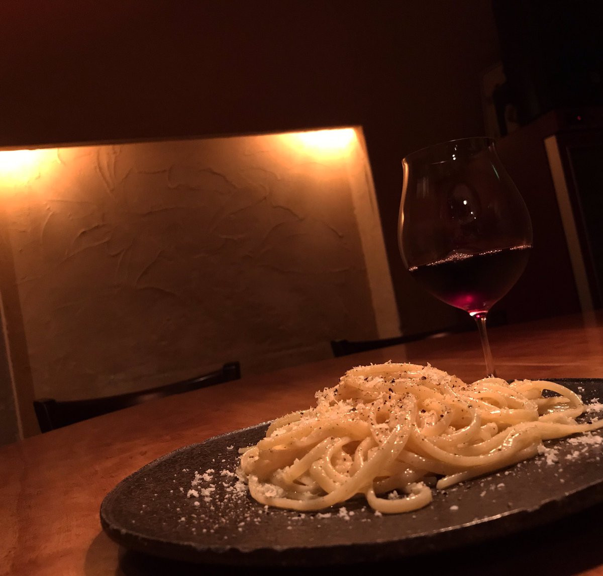 cabotte's tweet photo. 深夜パスタ、、
#bourgogne #cabotte #winebar #tokyo #shibuya #louisjadot #cacioepepe #pasta #bellamonte #linguine #ceruleantower #burgundy #渋谷 #渋谷ワインバー #ワインバー #代官山 #恵比寿 #セルリアンタワー #カーチヨエぺーペ #パスタ #まかない #リングイネ https://t.co/oITWGCiEW1