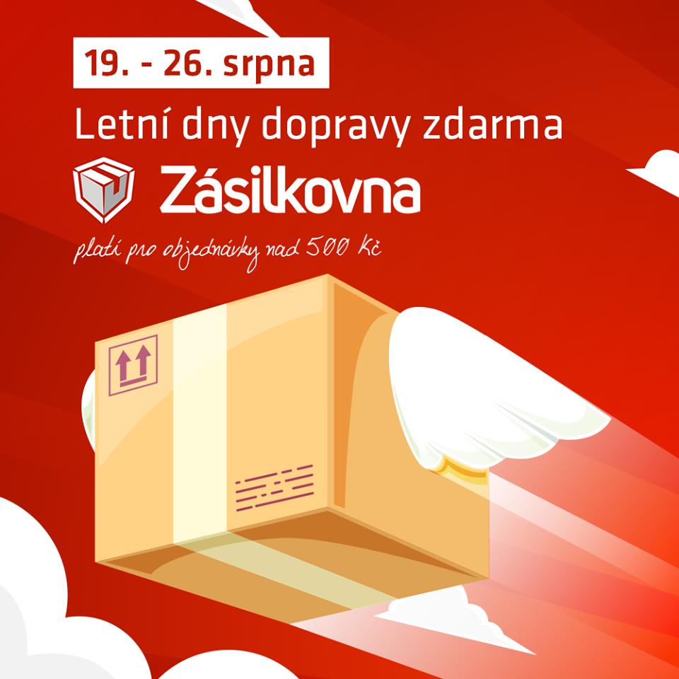 Zasilkovna's tweet photo. Nenechte si ujít naše dny dopravy zdarma na https://t.co/lfrFMohO61! Akce poběží do 26. srpna 🎁

Více informací se dočtete na našem blogu!
ℹ️ https://t.co/f3JJN2NAqL https://t.co/F3U0KDpgwY