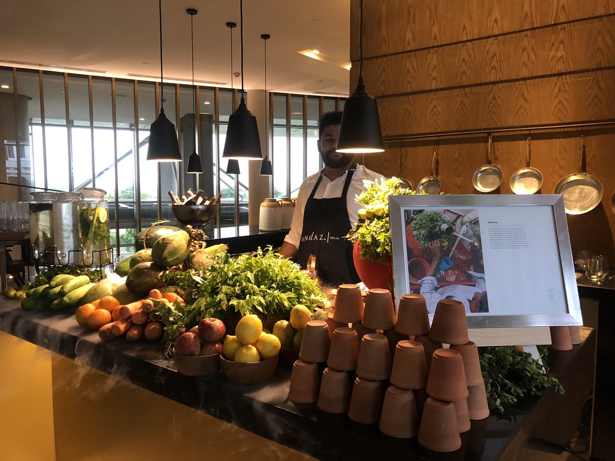 AndazDelhi's tweet photo. Our #chefs bring their #andaz to life everyday for your special events at #AndazStudios with thoughtfully crafted #themebreaks , #popup experiences and flawless service. #wheninandaz #DelhiDiaries https://t.co/JUaNzrWQ7V