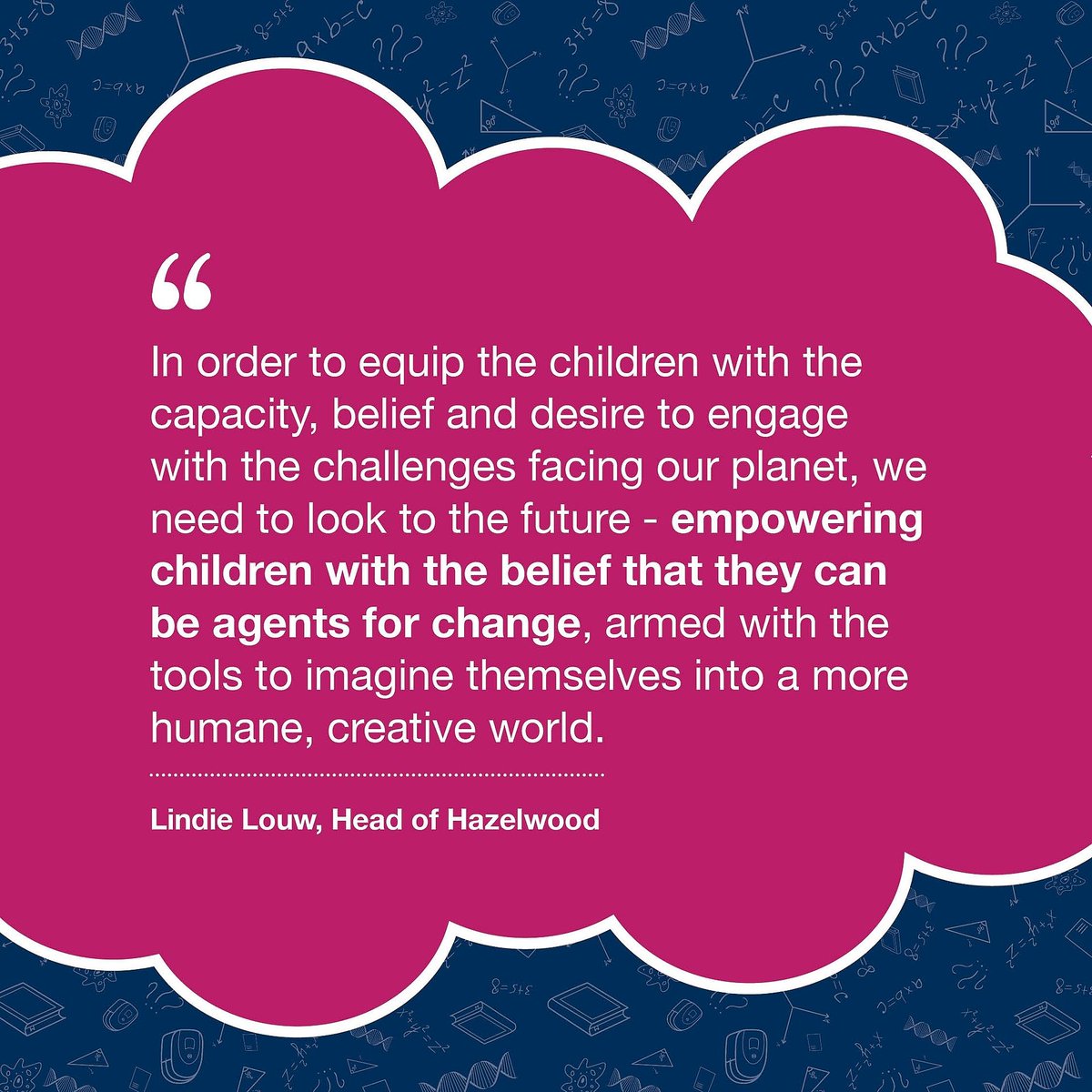 hazelwoodoxted's tweet photo. At Hazelwood we aim to equip children with the knowledge, skills and confidence to #changetheworld!
#FreeRangeLearning #CelebrateSuccess #IndependentSchool https://t.co/cCbaWeCZWC