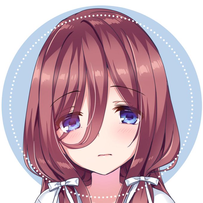 香芝あいらさんがTwitterに投稿した中野三玖(五等分の花嫁)のイラスト。