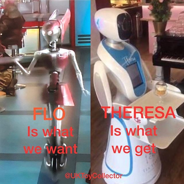 UKToyCollector's tweet photo. 😃👍🏻 #BattleOfTheBots
On the left there’s is FLO from #DexsDiner on #Coruscant in #StarWars #Episode2 #AttackOfTheClones 😊 She’s everything you’ve ever dreamed of in a #RobotWaitress Smart, friendly, fast and super efficient... brilliant!
.
On the rig… https://t.co/hPK4TtcCOH https://t.co/Csa200PWLP