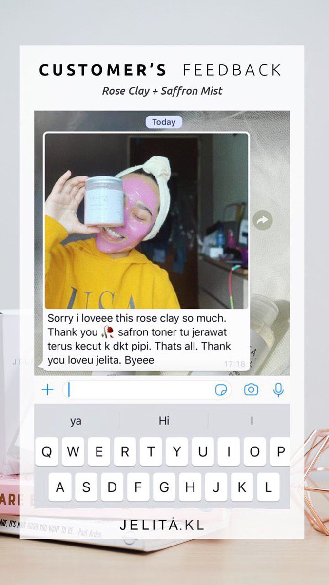 skindigger_'s tweet photo. An every night kind of facial mask. We’re so obsessed, and so proud of this product!✨ @jelitaklHQ #roseclaymask #kuching https://t.co/WaHbgQRG1q