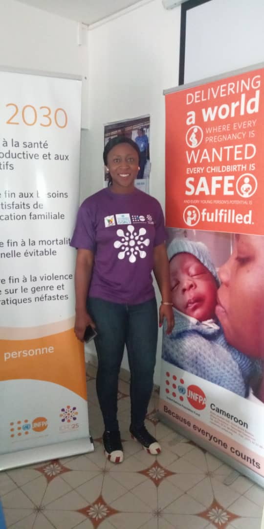 EstherMbakop's tweet photo. Une jeunesse engagée en vue de mettre à zéro les mortalités maternelles et infantiles, annuler les violences basées sur le genre et promouvoir la PF.@mabinguengom1 @SitiBOussein
#25HYAOUNDE 
#ICPD25 
#UNFPA50 
#AfriYANWCA
#AfriYANCameroun
#OnTheRoadToNairobi
#Putyoungpeoplefirst https://t.co/CWxyy6bV9l