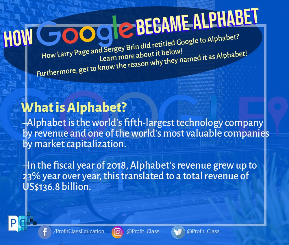 Profit_Class's tweet image. Why Google renamed itself Alphabet? Learn more here. bit.ly/2Qi3ePe #Bitcoin #Alphabet #ProfitClass