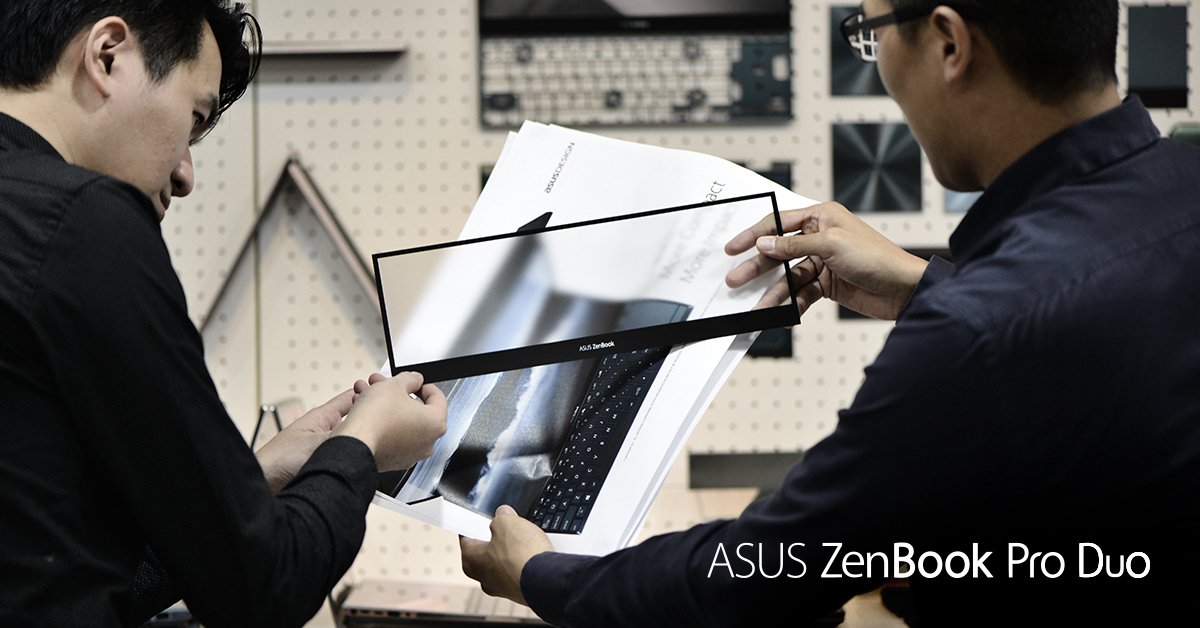 ASUS's tweet image. Matte or glossy finish? We take design for the #ZenBook Pro Duo very seriously. #CreateTheUncreated bit.ly/ZenBookProDuoTW
