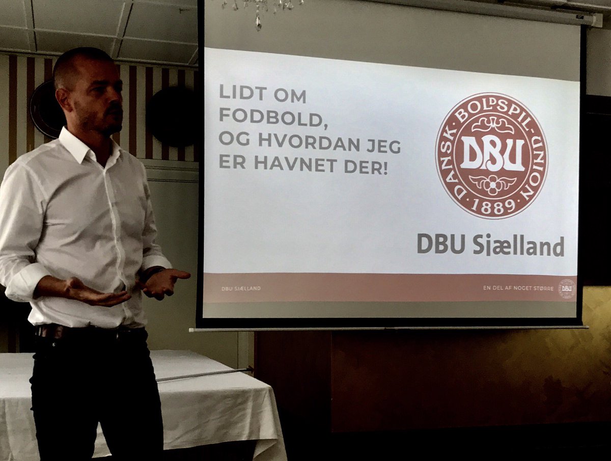 Dagens møde er med <a href="/DBUfodbold/">DBU - En Del Af Noget Større</a> med DBU Sjællands nye direktør Kristoffer Okholm-Naut #rotarydk #alletidersroskilde #fodbold #passionpengeogpolitik
