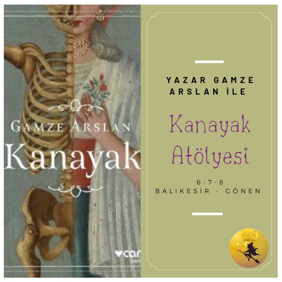 Hey kadınlar, duyduk duymadık demiyoruz 📣 6-7-8 Eylül'de Balıkesir Gönen'de gerçekleştireceğimiz yaz kampımızda Gamze Arslan ile Kanayak kitabını söyleşiyoruz👭💜

Haydi hemen bize ulaş, sen yoksan bir kişi eksiğiz #678Eylül