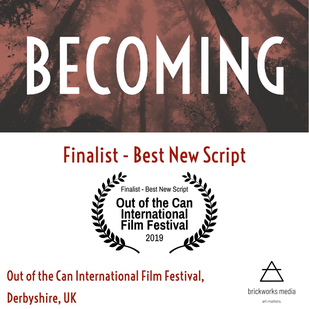 BecomingFilm's tweet photo. Good news from over here at BWM HQ! BECOMING is a Finalist for Best New Script at #OutOfTheCan International Film Festival in the UK. 
#womeninfilm #womenscreenwriters #womendirectors #supportindiefilm #indiehorror https://t.co/QtXXSPzJpn
