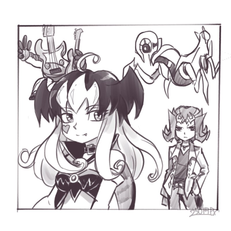 クッソ気まぐれお絵描き過ぎるけどかつて漫画でジャンド的なの使ってた人ことシンディ・クロス 