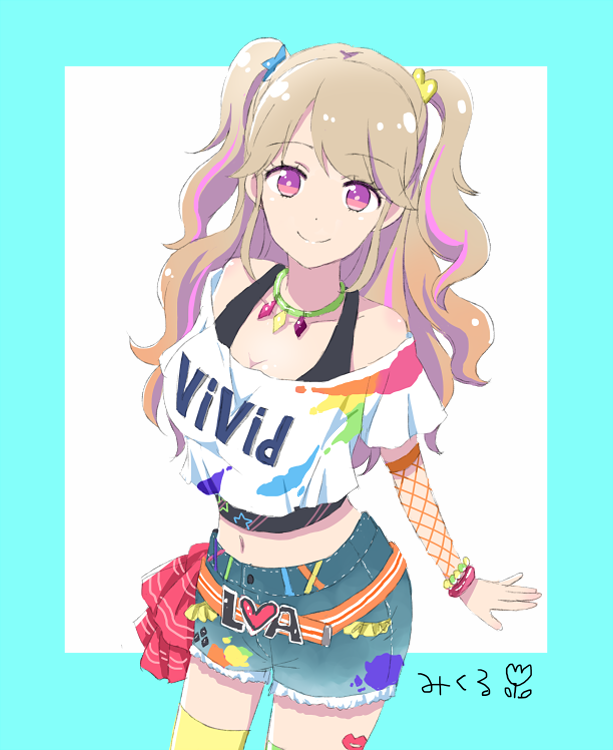 「みくるちゃん?アイカツオンパレードたのしみですね～! 」|ひなやのこのイラスト