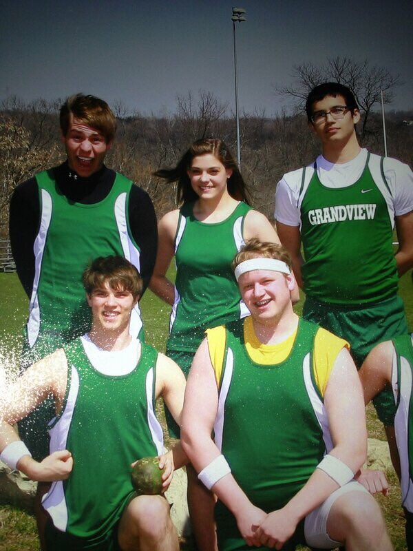 Grandview2010's tweet photo. You never know when greatness is about to happen, or when you’ll go down as the greatest track team of all time! #GVTrack #Headband https://t.co/GomhfhmmDH