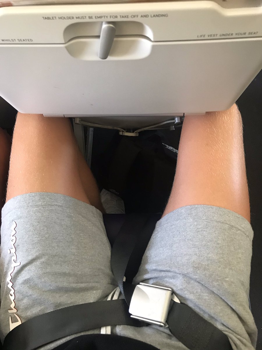 daniel_g2402's tweet photo. @TUIUK  had a horrible flight yesterday back from turkey spent 4 hours with my knees crammed into the back of a chair. I think it is rather unfair the fact my parents have to pay extra to have leg room when it isn’t my fault I am 6ft5 https://t.co/2DB3jt4kbk