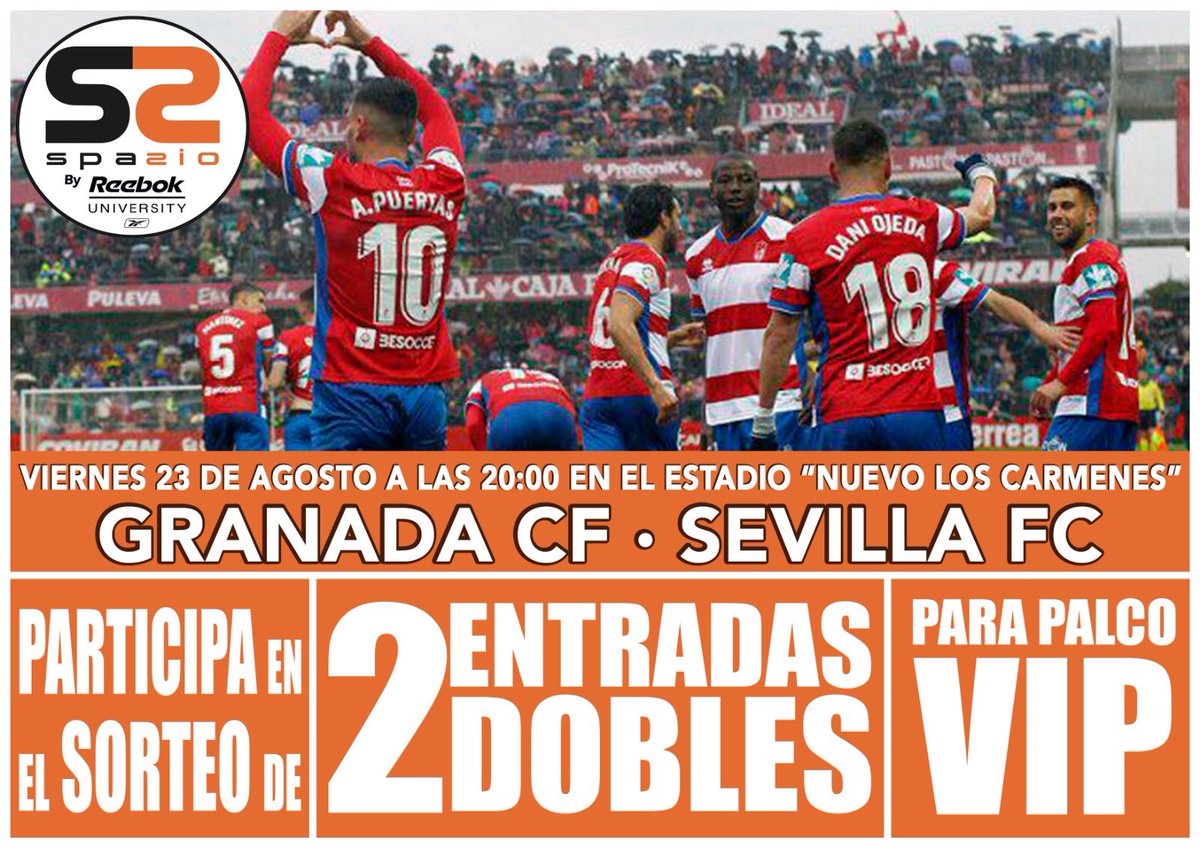 Participa en el sorteo hasta el jueves 22!!! Vamos todos con el Granada CF.👍🏻🔝
