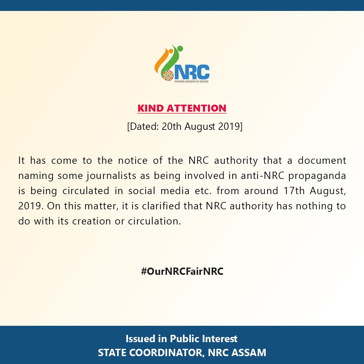 NRC Updation Assam tweet media