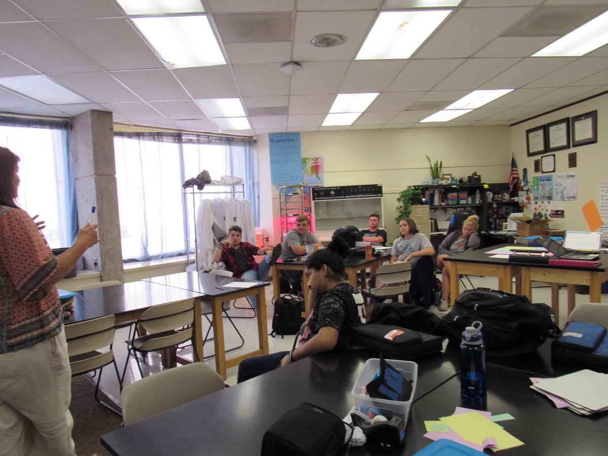 WECHSFFA's tweet photo. Yesterday was our first meeting of the 2019-2020 school year! Thanks to Dustin for being honorary VP for a day as well! https://t.co/RRZ3kTpaXL