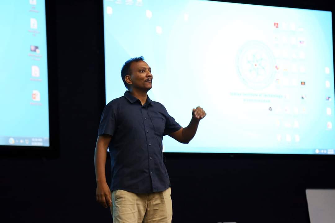 fpiitgn's tweet photo. A session on Campus Philosophy was conducted by Professor Jaison Manjaly, Associate Professor at IITGN.
#FoundationProgram2019 #FP2019 #CampusPhilosophy https://t.co/WDT9MXKdsG