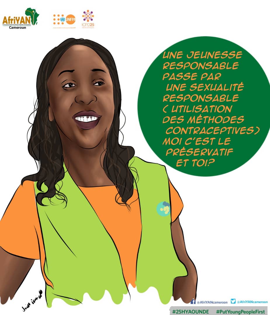 EstherMbakop's tweet photo. Vulgarisation des méthodes contraceptives en vue de limiter les naissance, lutter contre les MST/SIDA.@kenims2 @Dewangstephane @awal_rachid @PhyliciaSastine @UNFPASenegal @ahmetpikine 
@emmanuel8batake @Atayeshe 
@SitiBOussein .
#ICPD25 
#25HYAOUNDE. https://t.co/db71ZNbDu3