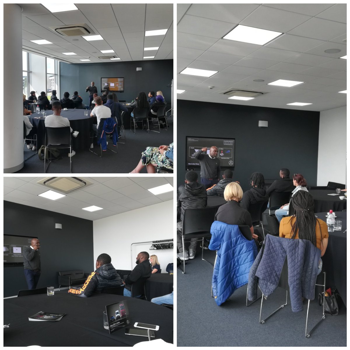 earl_acn's tweet photo. Brilliant motivational guest speech from Anthony Powell from Action Guideance Plus #changingthenarative @MercedesBenzUK @ActiveCN @HydeHousing @BatterseaPwrStn @optivohomes #Ihaveambition https://t.co/1m2oO6ZQjN
