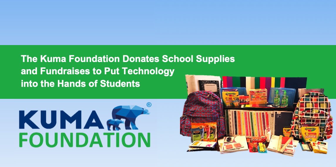 This month, we made an impact in local communities by donating school supplies! Help kids succeed by donating to the Kuma Foundation’s fundraiser to help provide access to technology for students in their schools!
lnkd.in/e33zVXG
#techforkids #techforschools