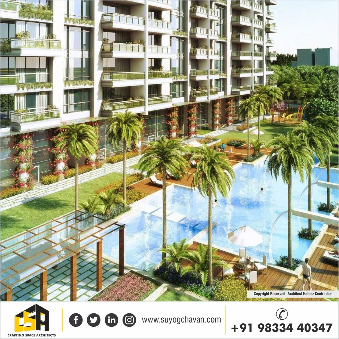 ar_suyog's tweet photo. An elite class residential project with beautiful landscaping.

The project is designed by Ar. Suyog Chavan with Architect Hafeez Contractor's team at Gurgaon.

https://t.co/K29laeCbVe
9833440347
#CraftingSpaceArchitects #ExcellentArchitecture #ArchitectSuyogChavan #ATSTourmaline https://t.co/iyLv8EQ4Iu