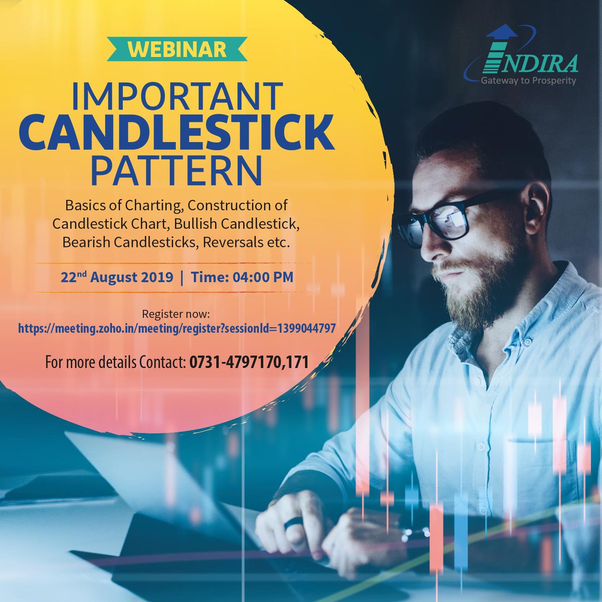 Pehla_Trade's tweet image. Gear up your trading skills with our upcoming webinar On &quot;IMPORTANT CANDLESTICK PATTERN&quot; on 22nd Aug 2019 at 04:00 pm sharp.

Click on link to Register yourself for FREE: meeting.zoho.in/meeting/regist…

#candelstickpattern #webinar #education #trader #StockMarket  #trading