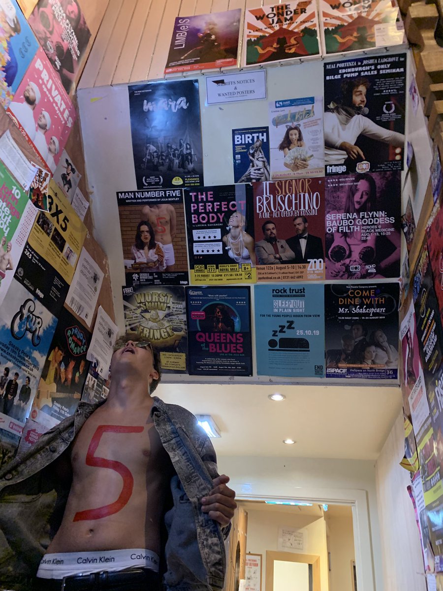 ManNumberFive's tweet image. GRAB THE BEST COFFEE EVER AND SPOT OUR POSTER @BlackMedCoffee  #MakeYourFringe #edfringe #WheresSamsTorso