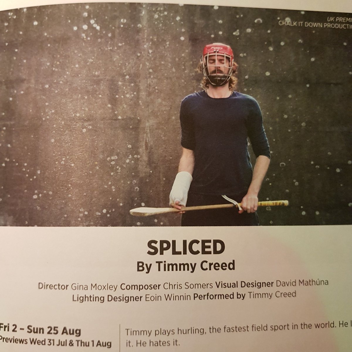Jeemfaefife's tweet image. SPLICED.
Machismo hurled out,
Rage and love battle on stage,
Dialogue begins.
#haikureview
@traversetheatre
#TravFest19
@ChalkItDownPro
#Spliced