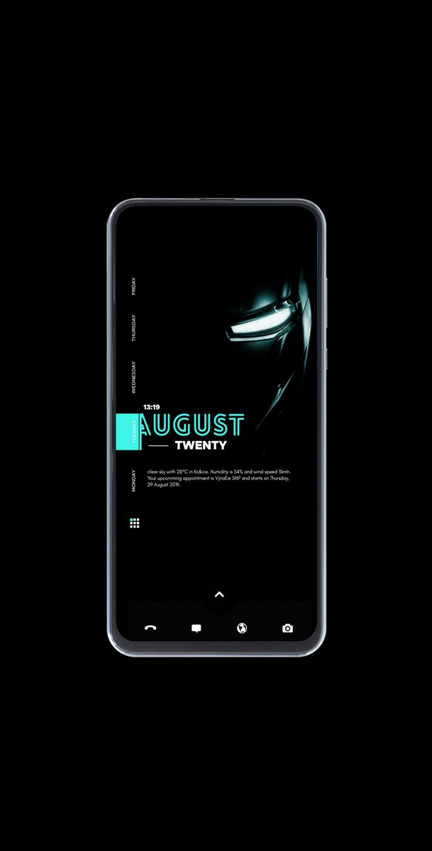 33AleXandra11's tweet photo. Today's Setup
#loveyou3000 #ironman

#Foxie by @21MaRcO12             icons #Watermelon by @ppickCH
wall @Pinterest
#widget #Android #androidtuning #homescreen #Simplicity https://t.co/LJgNsC70oy